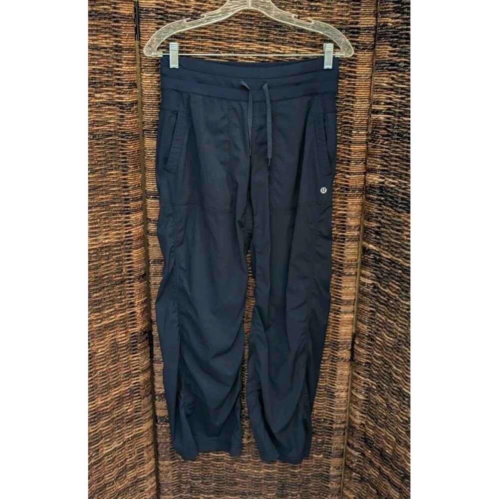 Lululemon DANCE STUDIO PANTS 27" Inseam Black Size 6 Mid Rise Full Length Lined